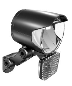 Eclairage Velo Vae - E-Bike Herrmans Mr4 120 Lumens Noir Avant Sur Fourche et Potence (Livre Avec Patte) 6-12V (Faible Amperage Au Demarrage) - Vendu En Boite