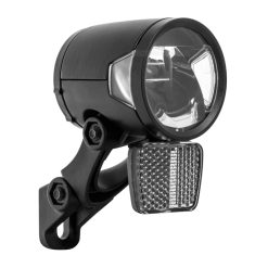 Eclairage Velo Vae - E-Bike Herrmans Mr8 180 Lumens Noir Avant Sur Fourche et Support Potence (Livre Avec Patte) 6-12V - Vendu En Boite