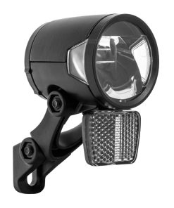 Eclairage Velo Vae - E-Bike Herrmans Mr8 180 Lumens Noir Avant Sur Fourche et Support Potence (Livre Avec Patte) 6-12V - Vendu En Boite