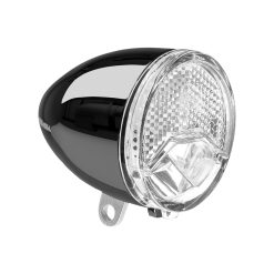 Eclairage Velo Vae - E-Bike Avant Sur Garde Boue Axa 606 15Lux 6-48V Noir Design Retro