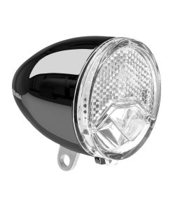Eclairage Velo Vae - E-Bike Avant Sur Garde Boue Axa 606 15Lux 6-48V Noir Design Retro