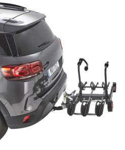 Porte Velo Plateforme Mottez Diane Inclinable Pour 3 Velos Fixation Rapide Sur L'Attelage -Fabrication Francaise Homologue Ce - Charge Maxi 45Kgs
