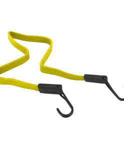 Sandow - Tendeur Velo Plat Double Fil Avec Crochets 1.00M Jaune - Resiste 40Kgs (Vendu A L Unite)