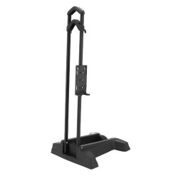 Presentoir-Support 1 Velo Peruzzo Lybra Roue Avant Ou Arriere Compatible 26"-27.5"-29"-700C Noir Avec Porte Support de Batterie