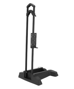 Presentoir-Support 1 Velo Peruzzo Lybra Roue Avant Ou Arriere Compatible 26"-27.5"-29"-700C Noir Avec Porte Support de Batterie
