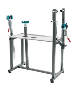 Pied de Montage-Reparation Velo Officine Parolin Genius H 102 Cm 47X78 Cm (Inclus Adaptateur) -Gist-