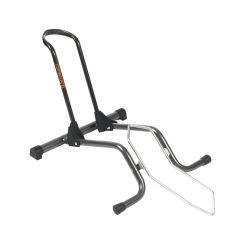 Presentoir-Support 1 Velo Officine Parolin Stabilus Fixation Roue Avant Ou Arriere Compatible Route 24"-Mtb 20", 24"-Fat 20"- Gris -Gist-