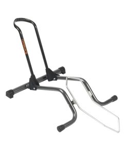 Presentoir-Support 1 Velo Officine Parolin Stabilus Fixation Roue Avant Ou Arriere Compatible Route 24"-Mtb 20", 24"-Fat 20"- Gris -Gist-
