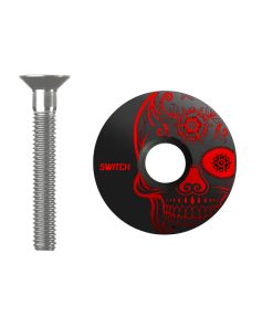 Capot Jeu Direction Switch Skull Noir-Rouge