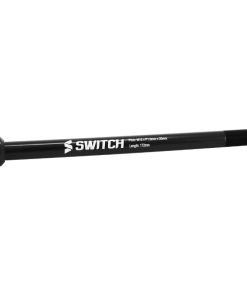 Axe Traversant - Blocage Roue Arriere Switch Filetage M12 X 1.0 mm Syntace 12 X 142 Noir (172 mm Hors Butee Dont Filetage 18 mm - Avec Cle Chc Pour Demontage)