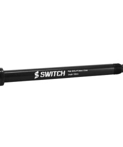 Axe Traversant - Blocage Roue Avant Switch Filetage M15 X 1.5 mm Pour Rockshox 15 X 110 Noir (158 mm Hors Butee Dont Filetage 13 mm - Avec Cle Chc Pour Demontage)