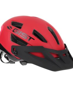 Casque Velo Adulte Gist VTT Kop Rouge In-Mold Taille 56-62 Avec Visiere Reglable En 3 Positions et Fit-System (Vendu En Boite)