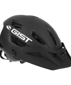 Casque Velo Adulte Gist VTT Kop Noir Arriere Blanc In-Mold Taille 53-59 Avec Visiere Reglable En 3 Positions et Fit-System (Vendu En Boite)