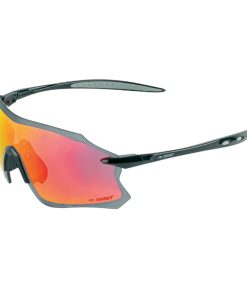 Lunettes Velo Adulte Gist Pack Monture Noir Verres Solaires Miroir Rouge - Protection 100% Uv - Uva - Uvb) Ultra Legere (Verre Cat 3)