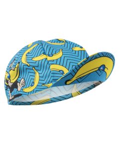 Casquette Velo Deco Banane Bleu - Jaune