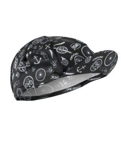 Casquette Velo Deco Yeah Noir