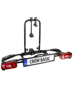 Porte Velo Plateforme Eufab Crow Basic Pour 2 Velos Vae Fixation Rapide Sur L'Attelage - Charge Maxi 50Kgs
