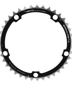 Plateau Route 5 Branches D.135 Ta Vento Triple 39 Dents Milieu Noir Alu 7075 Type Campagnolo 9-10V.