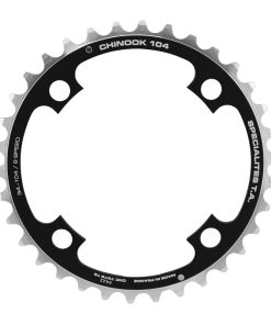 Plateau VTT 4 Branches D.104 Ta Chinook Triple 34 Dents Milieu Noir Alu 8-9V.