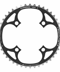 Plateau VTT 4 Branches D.104 Ta Chinook Triple 44 Dents Exterieur Noir Alu Pour Shimano - SRAM - Race Face - Fsa 8-9V.