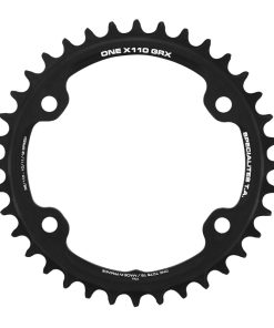 Plateau Gravel 4 Branches D.110 Pour Shimano Grx Mono Ta X110 One 36 Dents Compatible Rx600-Rx810 Noir 10-11V.