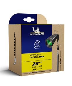 Chambre a Air Velo 26 X 1.85-2.30 Michelin Protek Max C4 Valve Presta 40mm Avec Liquide Anti-Crevaison (Offre Speciale)
