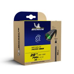 Chambre à Air Vélo 700 X 33-46 Michelin Protek Max A3 Valve Presta 40mm avec Liquide Anti-crevaison