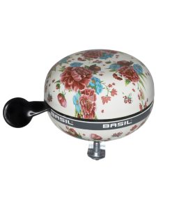 Sonnette Timbre Basil Bloom Field Blanc Diam 80mm (Vendu A L'Unite) Fixation 22,2-25,4mm