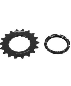 Pignon Compatible Bosch 18 Dents (Avec Deport-Epaulement 2,5mm) Fsa Noir Pour Chaine 2.38 - Livre Avec Contre Ecrou