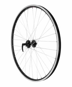 Roue VTC Disque - Patin Blocage 700 X 35 - 28" M260 Avant Noir Moyeu Velox 6 Trous Jante 19C 32 Rayons - Poids Max 130 Kg-
