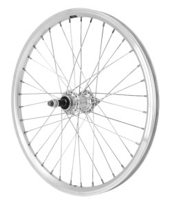 Roue VTT Patin 20" Er10 Arriere Moyeu Alu Axe Plein Roue Libre 5-6-7V (Vendu Avec Ecrou 10X100) Jante 19C