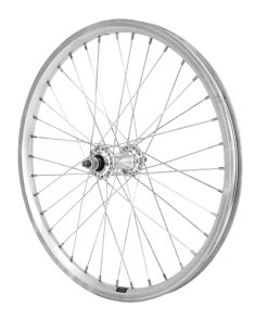 Roue VTT Patin 20" Er10 Avant Moyeu Alu Axe Plein (Vendu Avec Ecrou 9X100) Jante 19C
