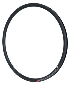 Jante Route 700 Gravel Pulse 19 Noir 36T. Disque Tubeless Ready Double Paroi Profil 28mm - 622X19C