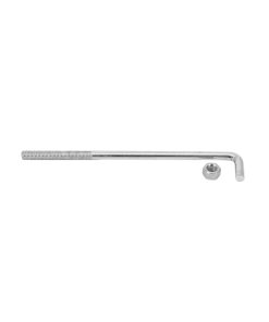 Tige Filetee Pour Bras Pour Porte Velo Plateforme Peruzzo Pure Instinct Court (L 18Cm) Ref 166615