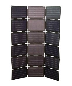 Chargeur - Panneau Solaire Pliable 150W - 42V Pour Batterie Connectique Leader Fox et Smartphone - Pc En Usb (Vendu A L Unite Dans Un Sac de Transport)