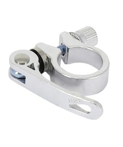 Collier Serrage Tige de Selle Rapide Alu Argent Diam 28,6 mm