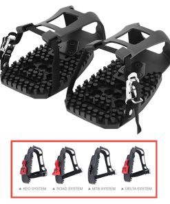 Pedale Route - VTT Resine Pour Adapter Sur Cales Look - Shimano et Autres Pour Pedaler Sans Les Chaussures de Velo (Paire)