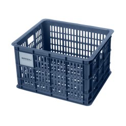 Panier - Caisse Plastique Recycle Basil Bleu 29L Avant-Arriere