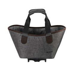 Panier-Sac A Main Velo Racktime Agnetha 2.0 Gris Fixation Porte Bagage (L 34Cm X L 26Cm X H 37Cm) - Compatible Systeme Racktime Snapit 2.0 (Nouvelle Version Apres 2021 Monte Chez Scott)