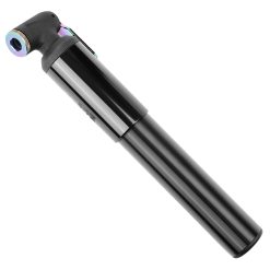 Pompe Mini VTT Zefal Mt Mini Tout Alu Noir Mat 4Bars 230mm vs-Vp 208G Pour Pneu Section de 2.00 À 3.00" Avec Clips Fixation