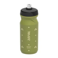 Bidon Zefal Sense Soft 65 Vert Olive 600 ml (Bouchon Visser et Tetine Etanche) (Hauteur 193mm - Poids 77G)
