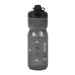 Bidon Zefal Sense Soft 80 No-Mud Noir Fume 800 ml (Bouchon Securite Anti-Goutte)