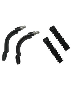 Coude V-Brake Gravity 2 Pieces 90° + 110° Avec Soufflet (Paire Pour Un Velo)