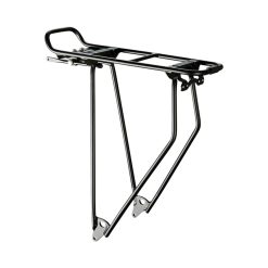 Porte Bagage Velo Arriere A Tringles Racktime Stand It 2.0 Touring Noir 29" Compatible Systeme Racktime Snapit 2.0 -Poids Maxi 25Kgs