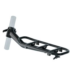 Porte Bagage Velo Arriere Sur Tige de Selle Racktime Clip It 2.0 Noir Compatible Systeme Racktime Snapit 2.0 -Poids Maxi 10Kgs
