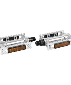 Pedale City Retro Newton 365 Acier Chrome (Paire)