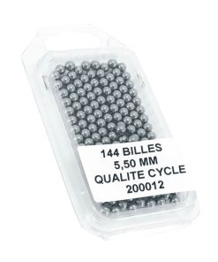 Bille Acier 5,500mm (1 Grosse de 144 Billes)