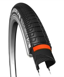 Pneu Cargo - VTT Urbain 26 X 2.40 Cst Brooklyn Noir TR (60-559) Renfort Flanc Reflex Compatible Vae (Supporte 145Kgs) Protection Maximale