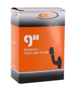 Chambre a Air Trottinette 9 X 2.00 Valve Standard Cst Coudee 45°
