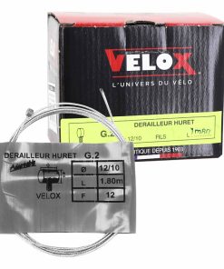 Cable de Derailleur Velox Galva Pour Huret 1.80M (Boite de 25) 12-10 12 Fils Tete 3 X Diam 4.8mm